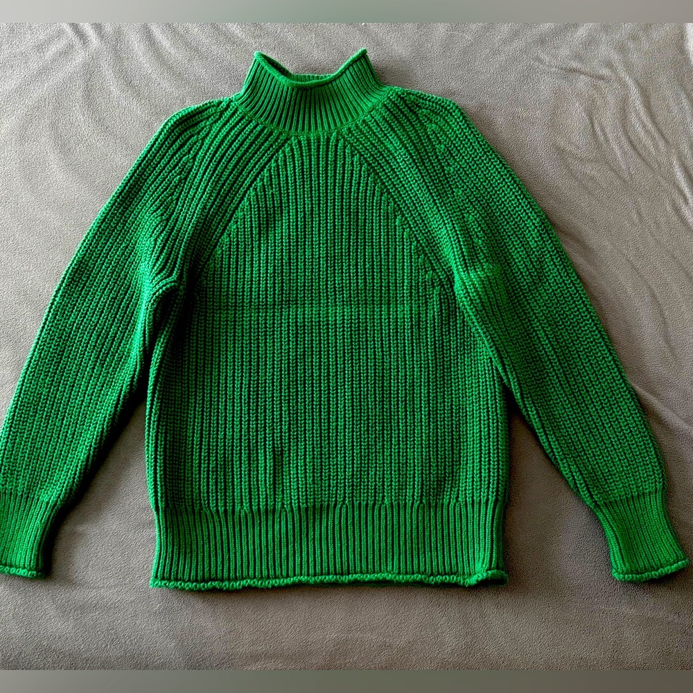 J. Crew Relaxed Roll neck Sweater.